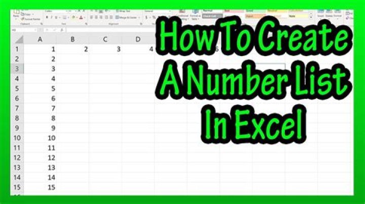 How do you make a numbered list in notes?