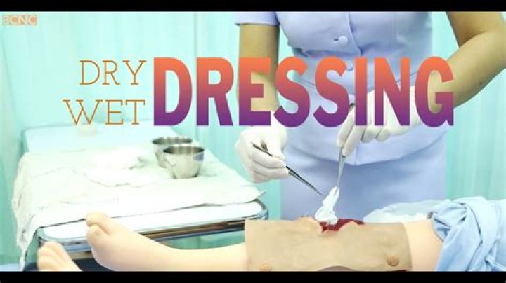 How do you make a wet to dry dressing video?