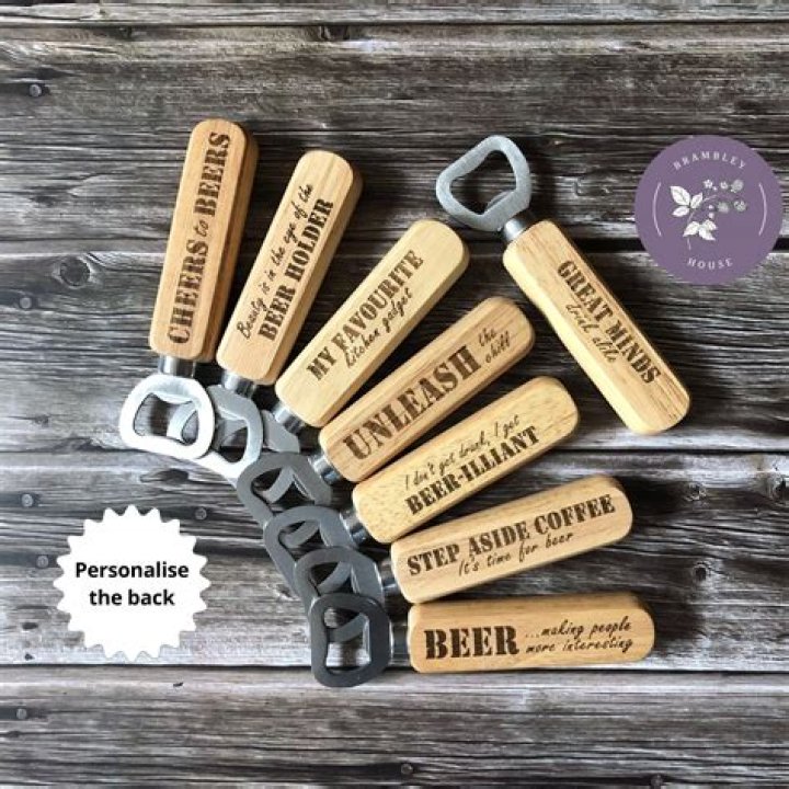 How do you make a wooden beer bottle opener?