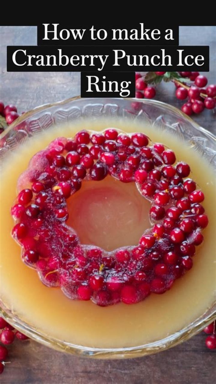 How do you make an ice ring mold?