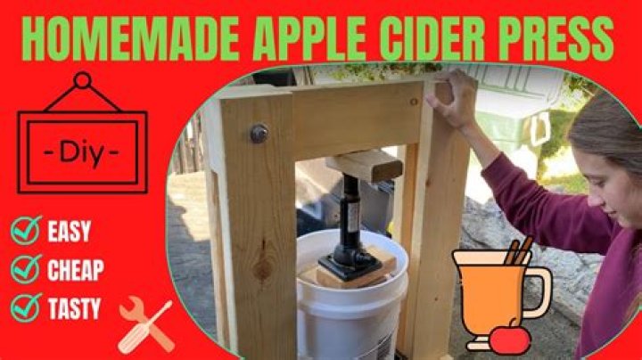 How do you make apple cider with press?