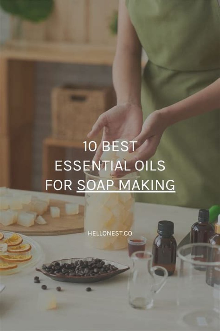 How do you make homemade soap with essential oils?