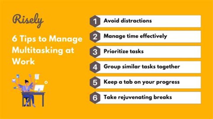 How do you manage multiple tasks simultaneously?