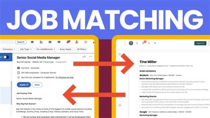 How do you match a job?