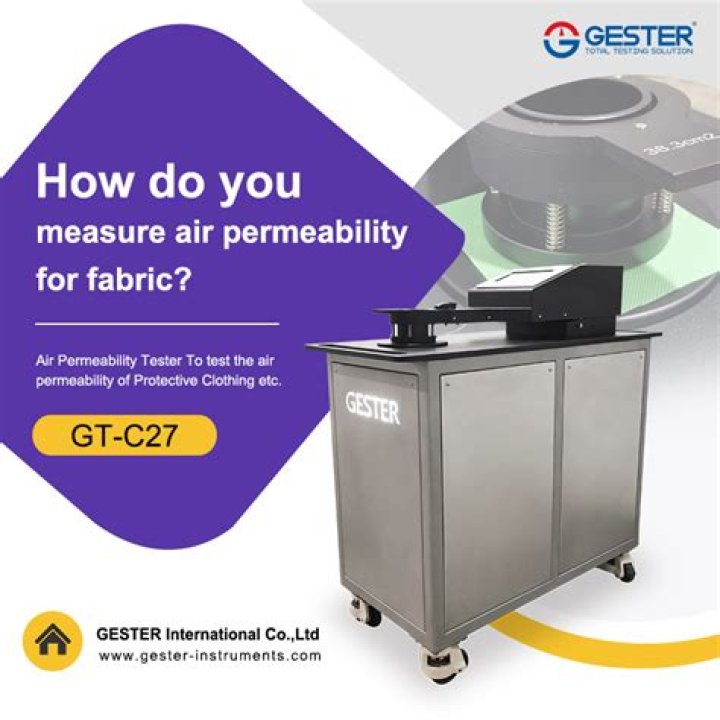 How do you measure air permeability?