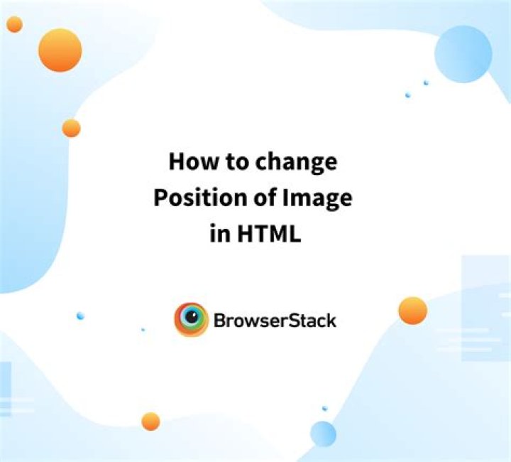 How do you position an image in HTML?