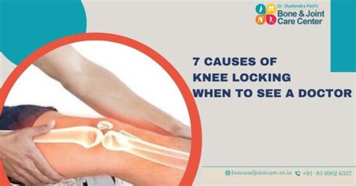 How do you release a locked knee?