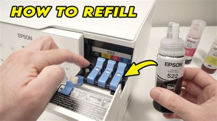 How do you remove Epson ink cartridges?
