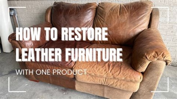 How do you restore a dry leather couch?