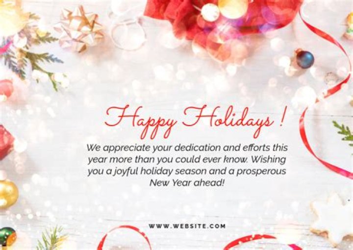 How do you say happy holiday to your family?