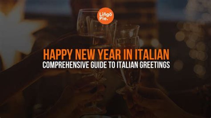 How do you say Happy new year in Italian?