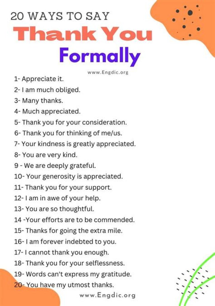 How do you say thank you for greetings?