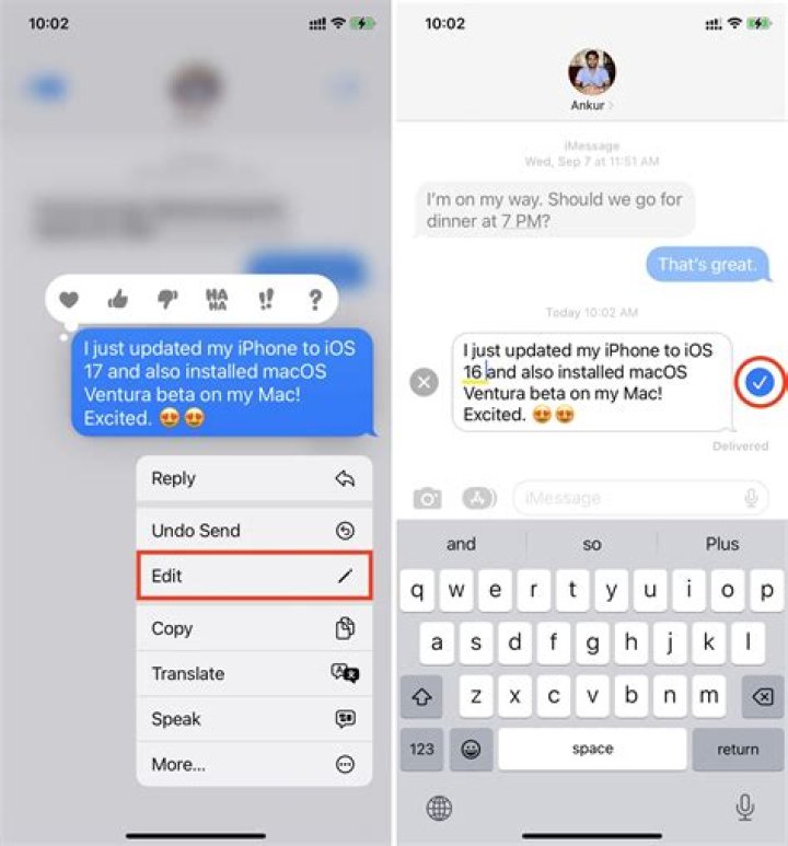 How do you see what time a message was sent on iPhone?