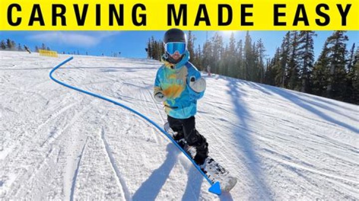 How do you set up a snowboard carving?
