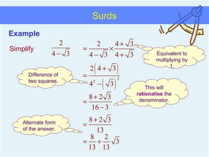 How do you solve Surds?