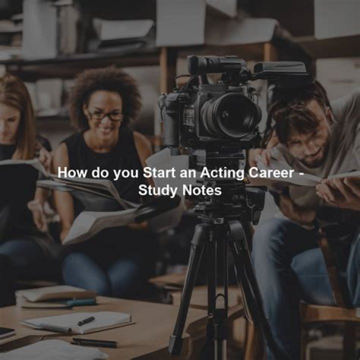 How do you start an acting career at 13?
