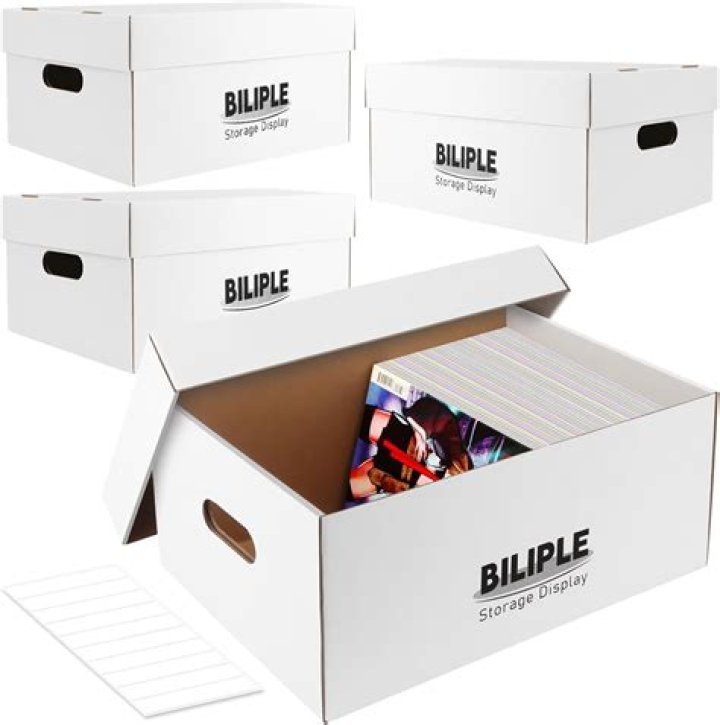 How do you store comic long boxes?