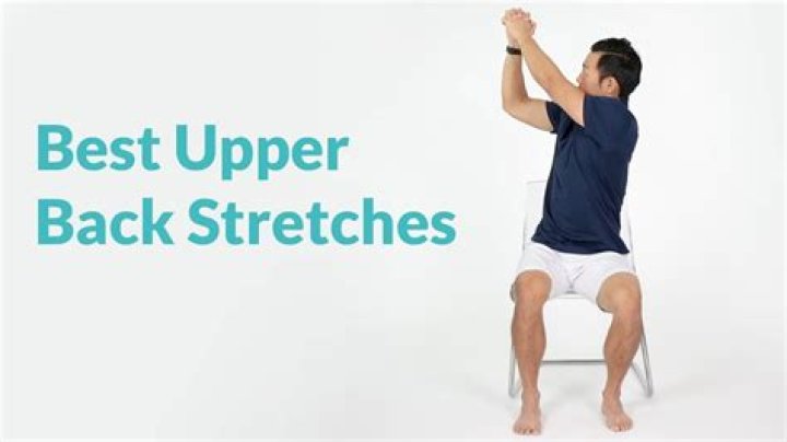 How do you stretch your upper back and hips?