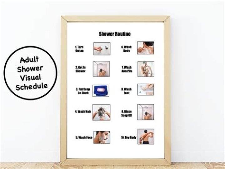 How do you teach an autistic child to shower?