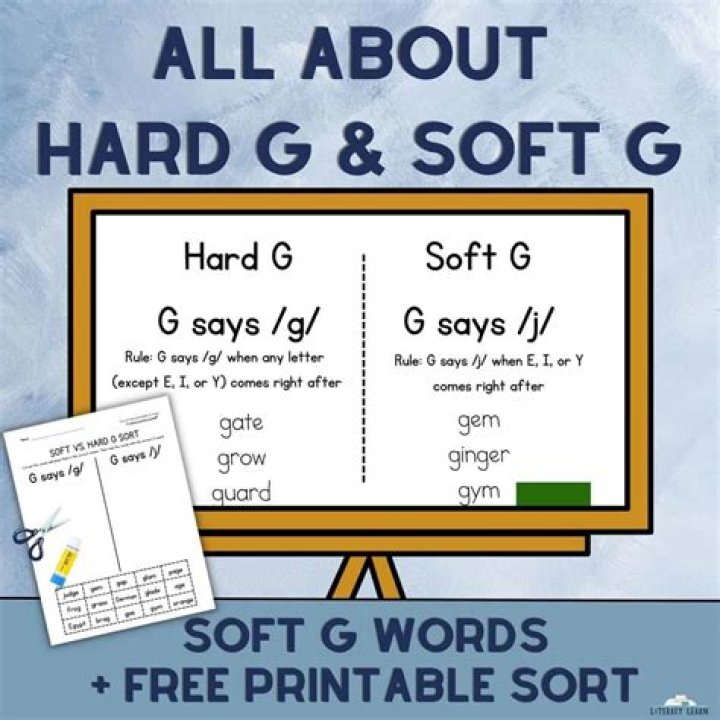 How do you teach hard g and soft g?