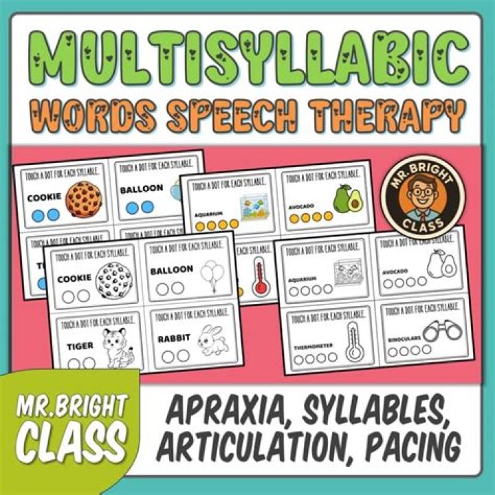 How do you teach multisyllabic words speech therapy?