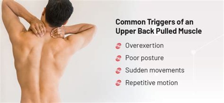 How do you treat a pulled middle back muscle?