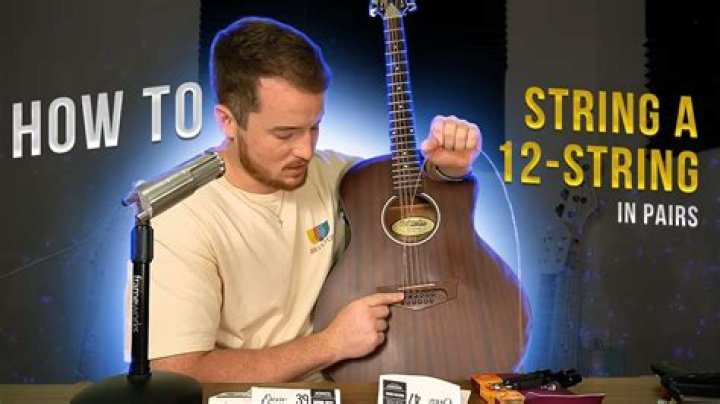 How do you tune a 12string acoustic guitar?