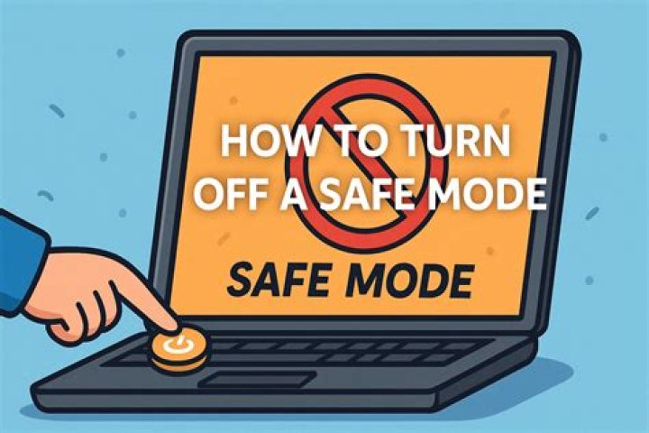 How do you turn off Safe Mode on your phone?