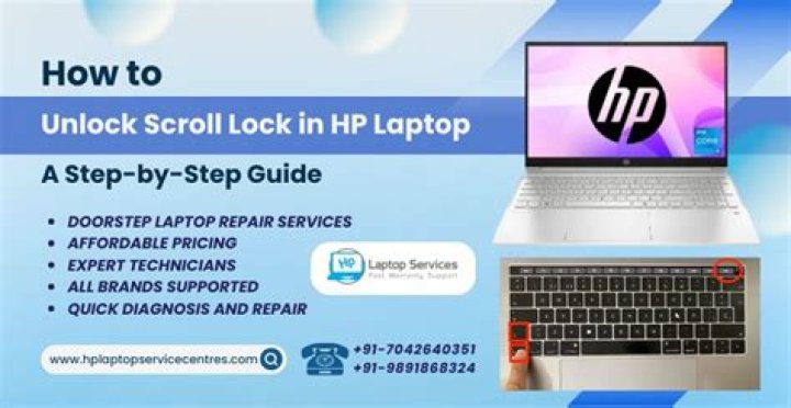 How do you unlock the screen on an HP monitor?