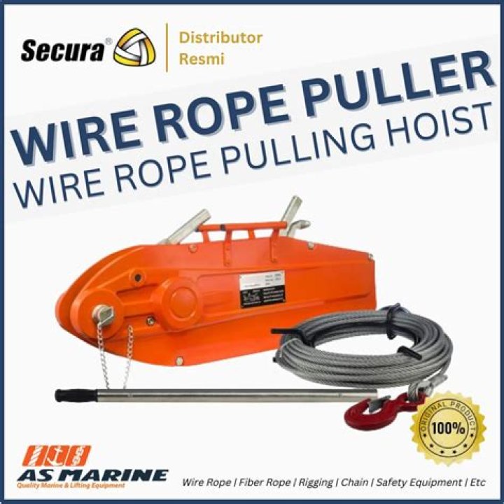 How do you use a wire rope puller?