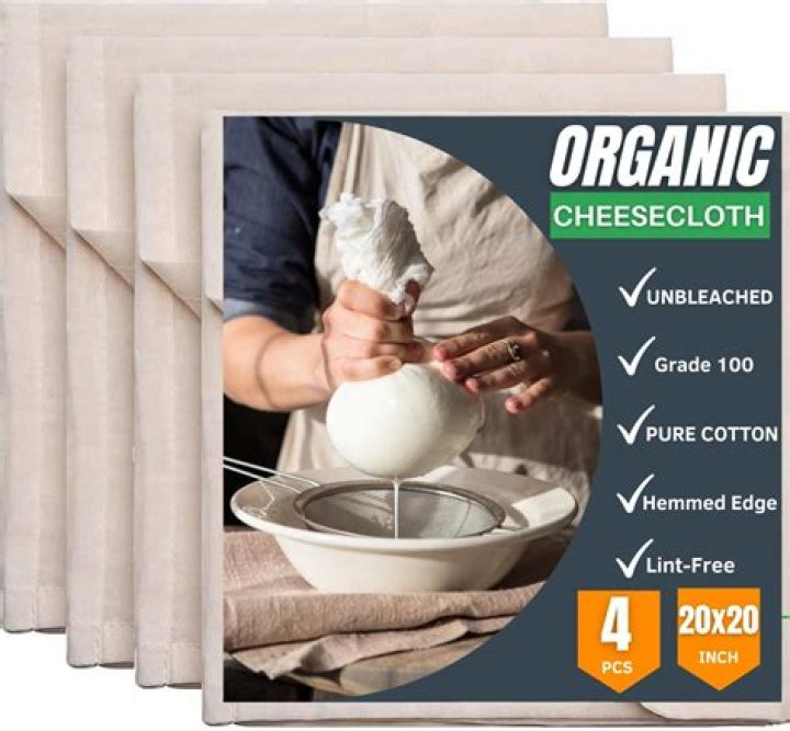 How do you use cheesecloth for straining?
