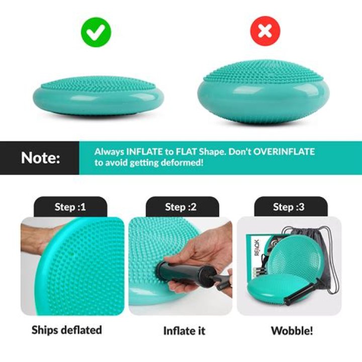How do you use the Air stability wobble cushion?