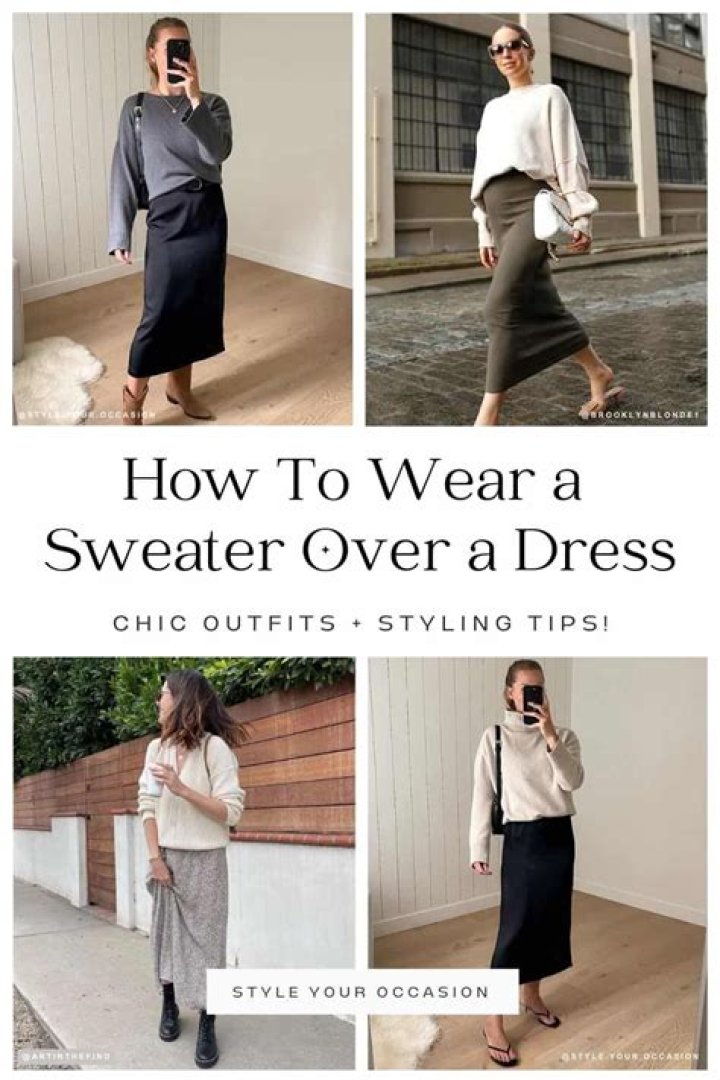 How do you wear a sweater with a maxi dress?
