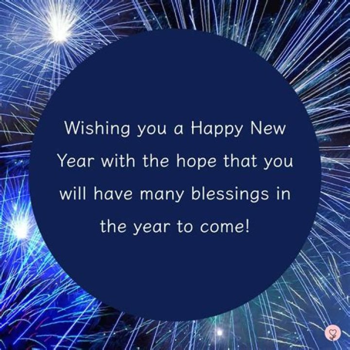 How do you wish someone a blessed new year?