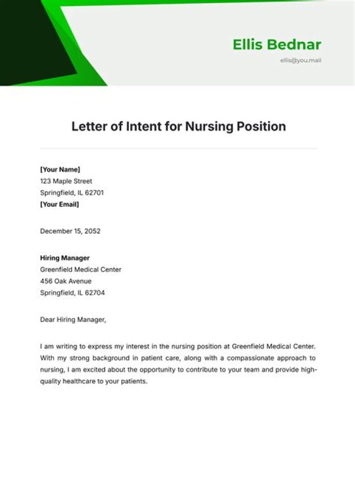 How do you write a nursing position statement?