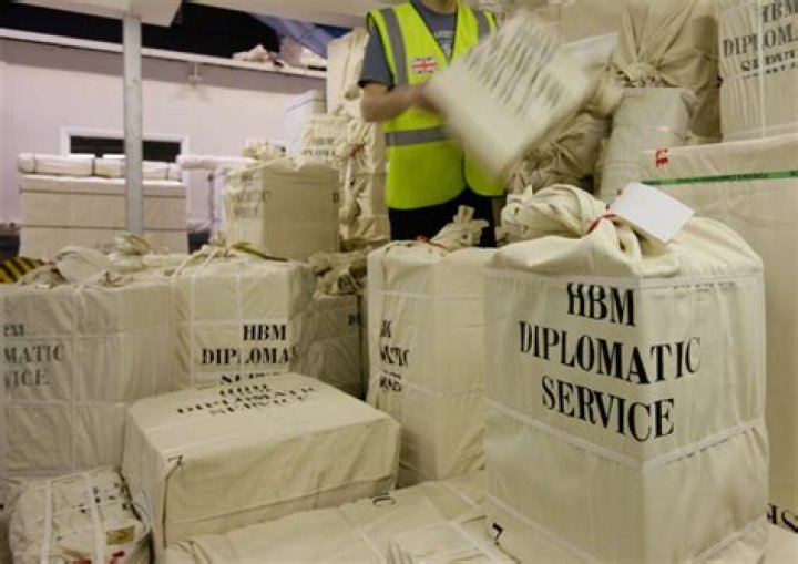 How does a diplomatic bag work?