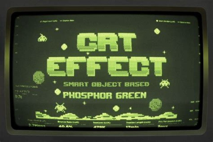 How does a monochrome CRT works?