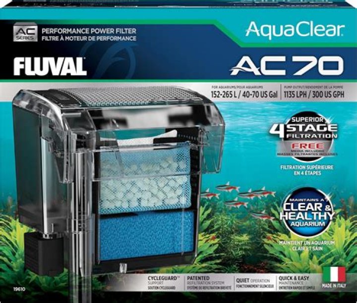 How does AquaClear 70 work?