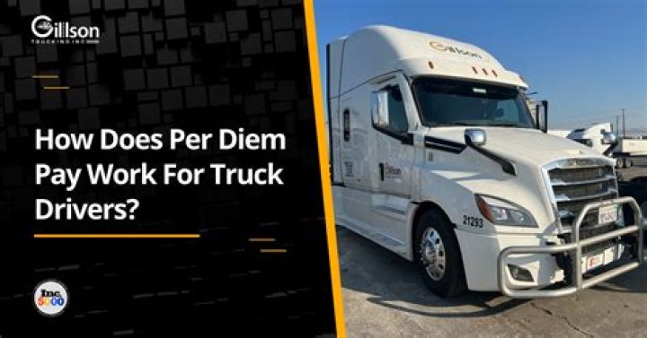 How does pay work for truck drivers?