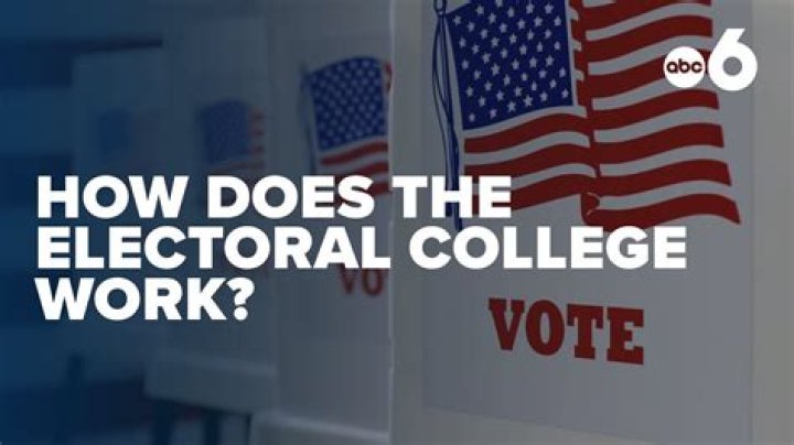 How does the electoral college voting system work?