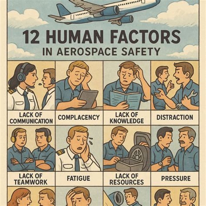 How does the study of human factors relate to aviation safety?