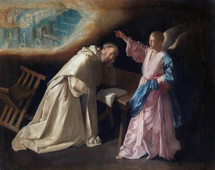 How does Zurbaran satisfy the Catholic Counter Reformation church with his painting of Saint Serapion?