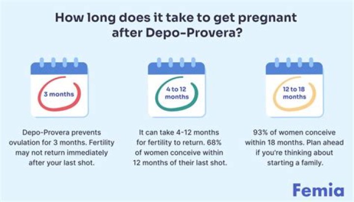 How easy is it to get pregnant after depo?