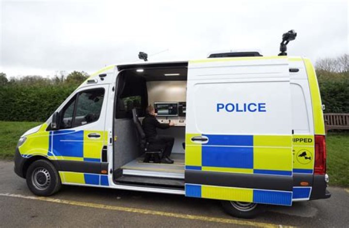 How far away can police camera vans get you?