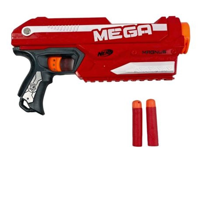 How far does the Nerf Mega Magnus shoot?