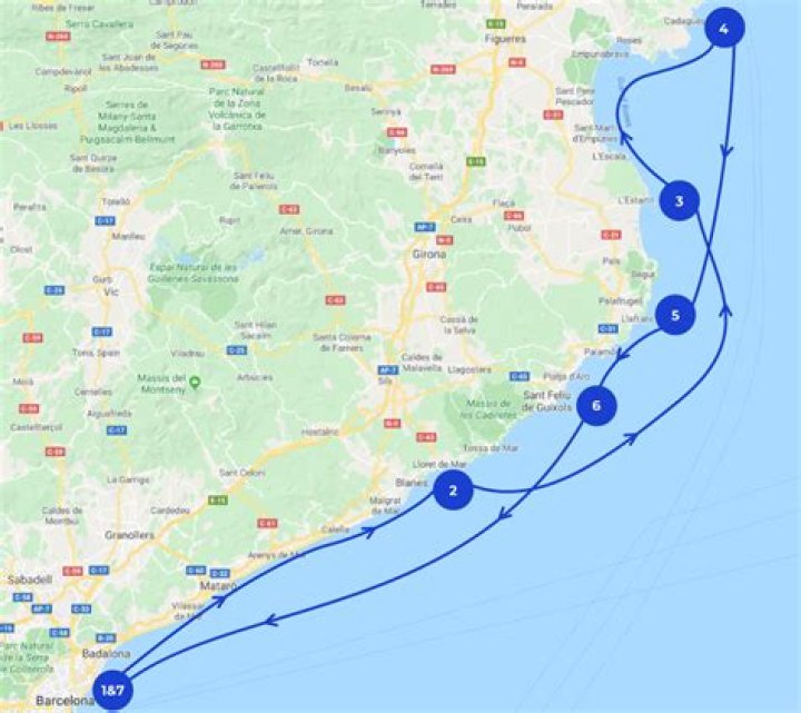 How far is Costa Brava from Barcelona?