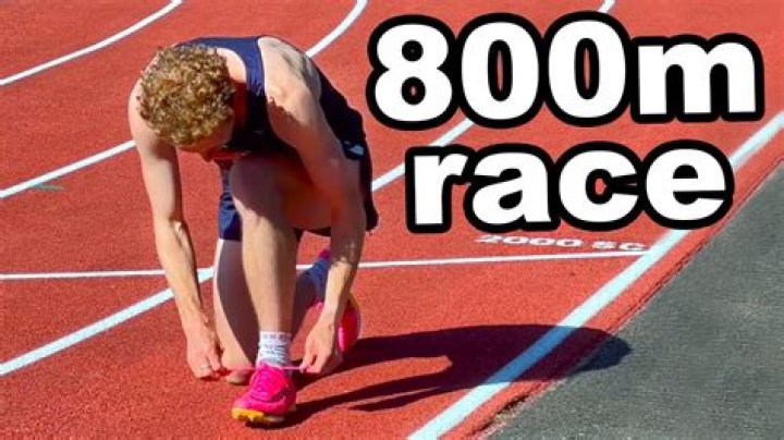 How far is the 800 meter race?