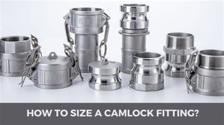 How is cam lock fitting measured?