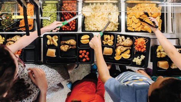 How is food served in American service?