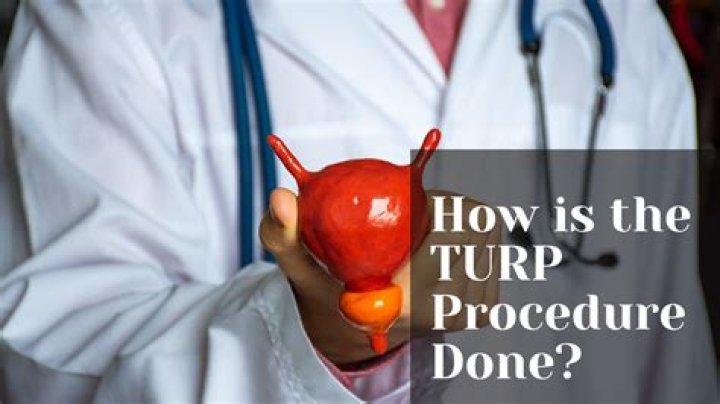 How is the TURP procedure done?